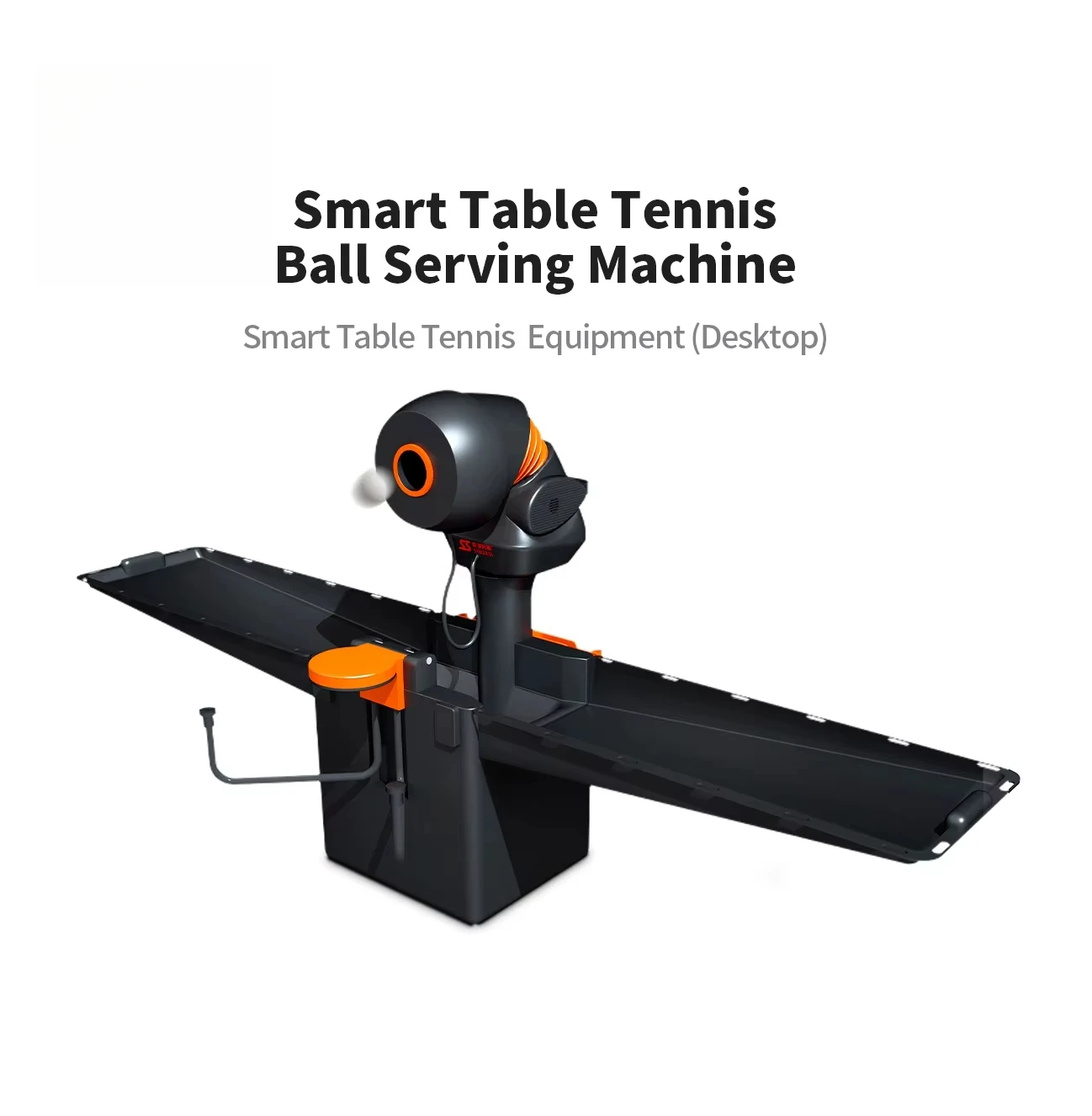 New Electric Intelligent Table Tennis Robot With Net Indoor Smart Ping Pang Ball Serving Machine Trainer for Home Club