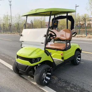 Golf arabası, koltuk minderli elektrikli, av için araba-yeni enerji, sigorta, 2 kişilik, pil lityum, 72V 8 mini elektrikli otomobillerin en çok satan 2 koltuklu-no. 4