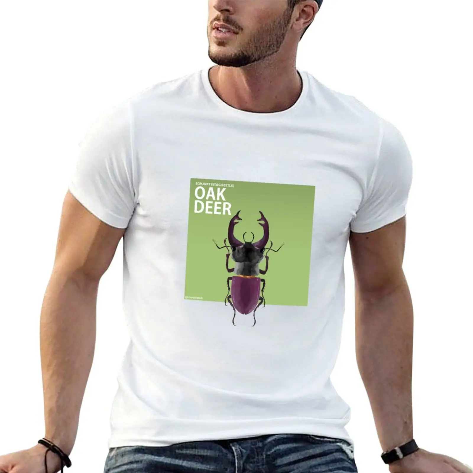 

Stag t for Beetle Deer. The shirts Literal T-Shirt high Danish cotton Danish quality name Oak
