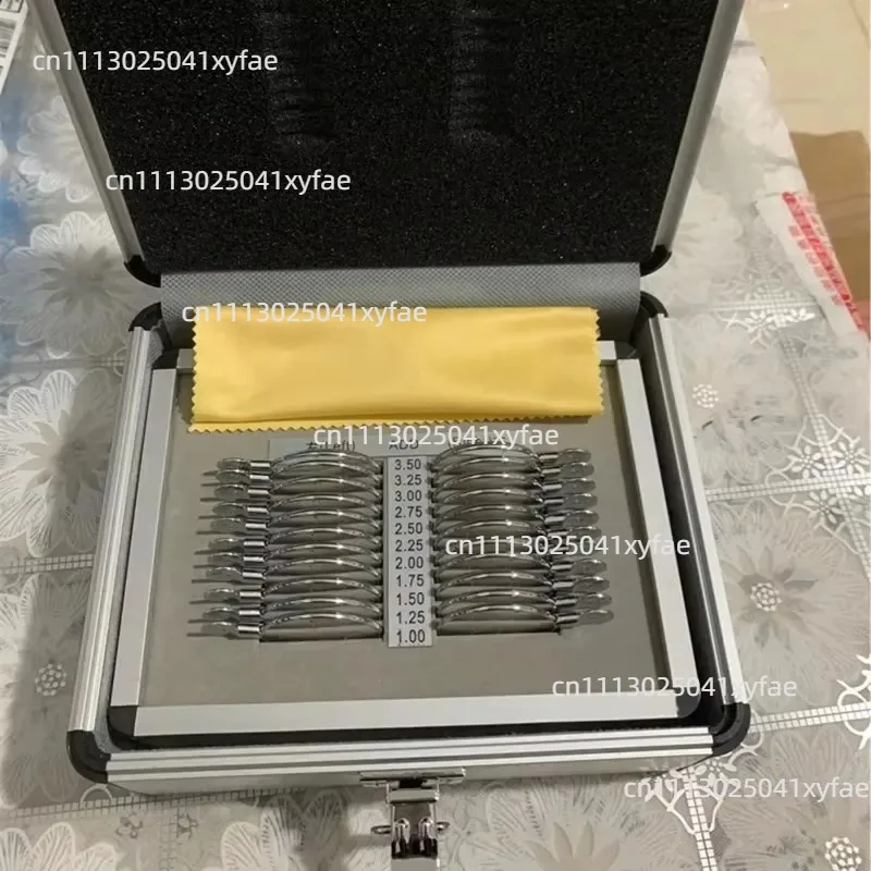 22 Slices Progressive Multifocal Lens Optometry Insert Box Professional Try-on Inspection Optometry Plate Tools