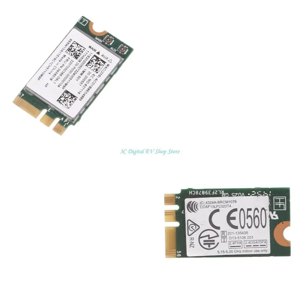 Карта беспроводного адаптера E74D BCM943142Y 150 Мбит/с Wlan + M.2 NGFF WiFi BT