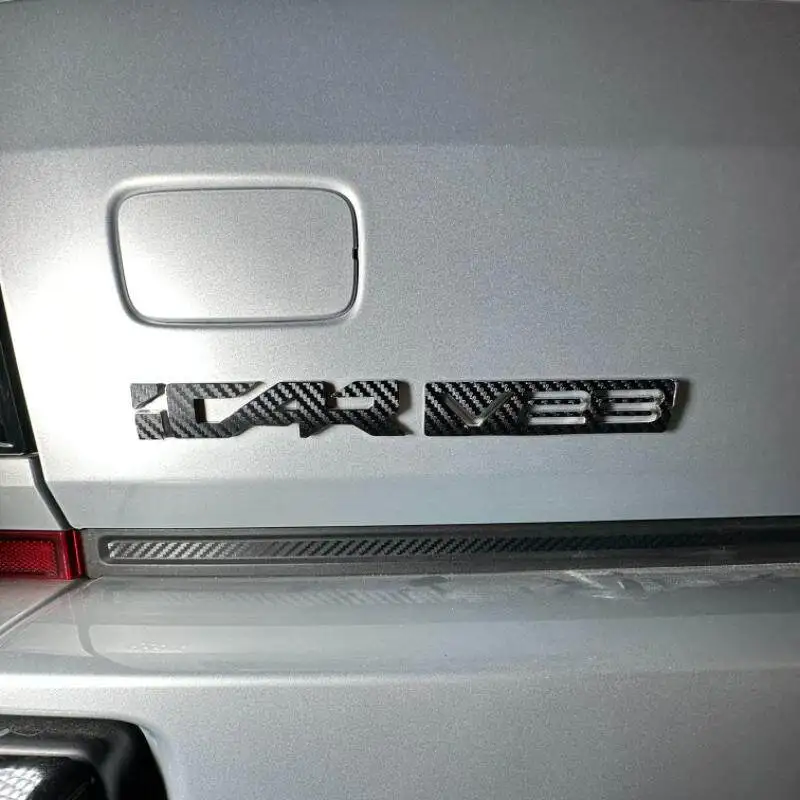 OIMG High-end OIMG High-end For Chery I CAR V23 Carbon Fiber Car Sticker Decal Blackout Exterior Styling Accessories Custom Fit