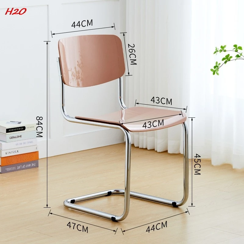 Nordic Dining Chairs Leisure And Creative Floating Chairs Modern And Simple Household Instagram Style Designer Backrest Lacteous