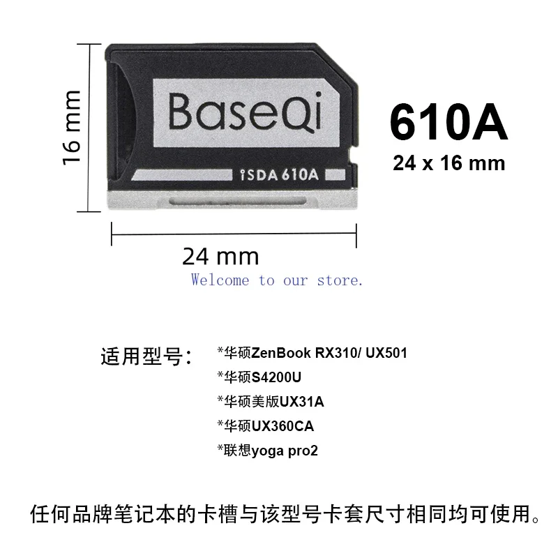 For Asus ZenBook Flip ux360CA Compatible with Lenovo Hidden Expansion Card Sleeve