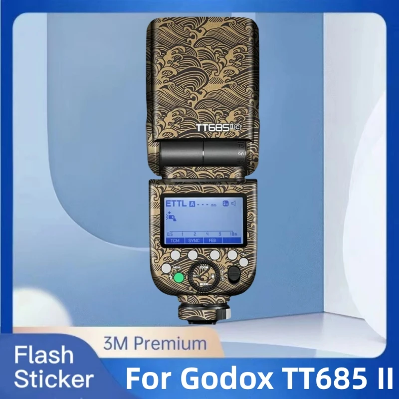 Customized Sticker For Godox TT685II TT685 II Decal Skin Flash Vinyl Wrap Anti-Scratch Film Protective Coat TT685-II