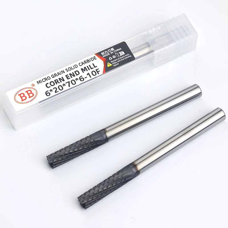 BB End Mill Graphite Carbon Fiber Fiberglass Composite Materials CVD Coated Wear-resistant Cutting Tool