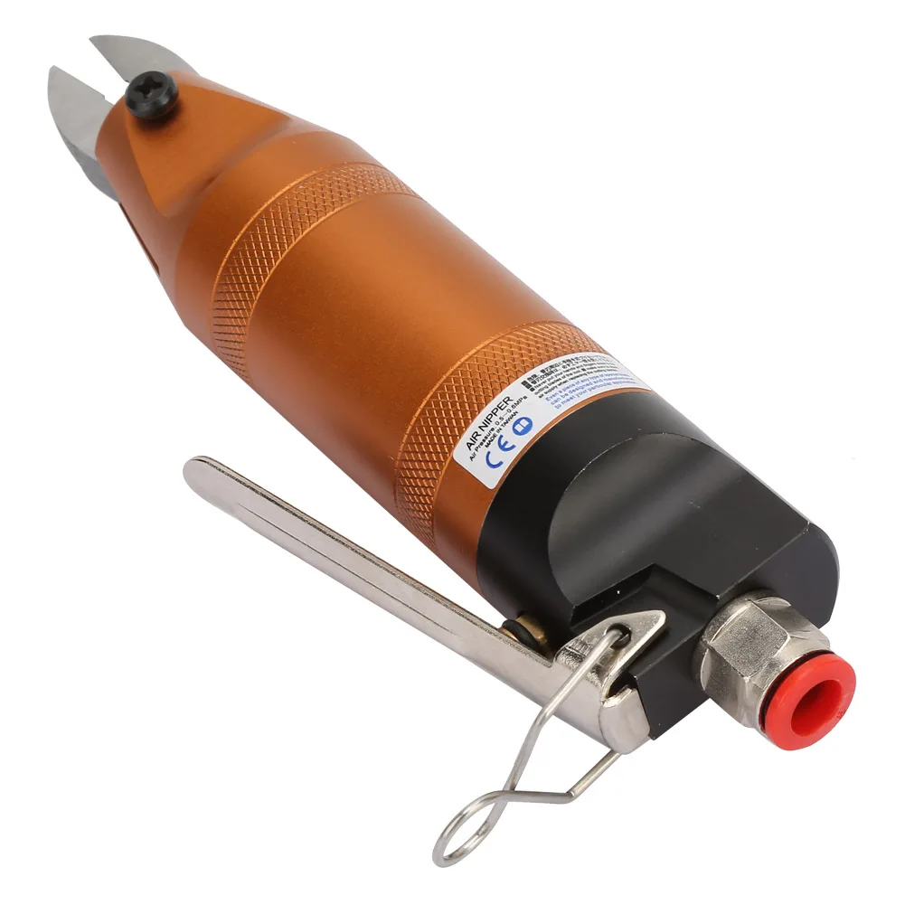 Tesoura pneumática de ar de grau industrial hs10, 2.6-4,0mm, destacável, proteção ambiental, ferramenta de corte de ar de plástico