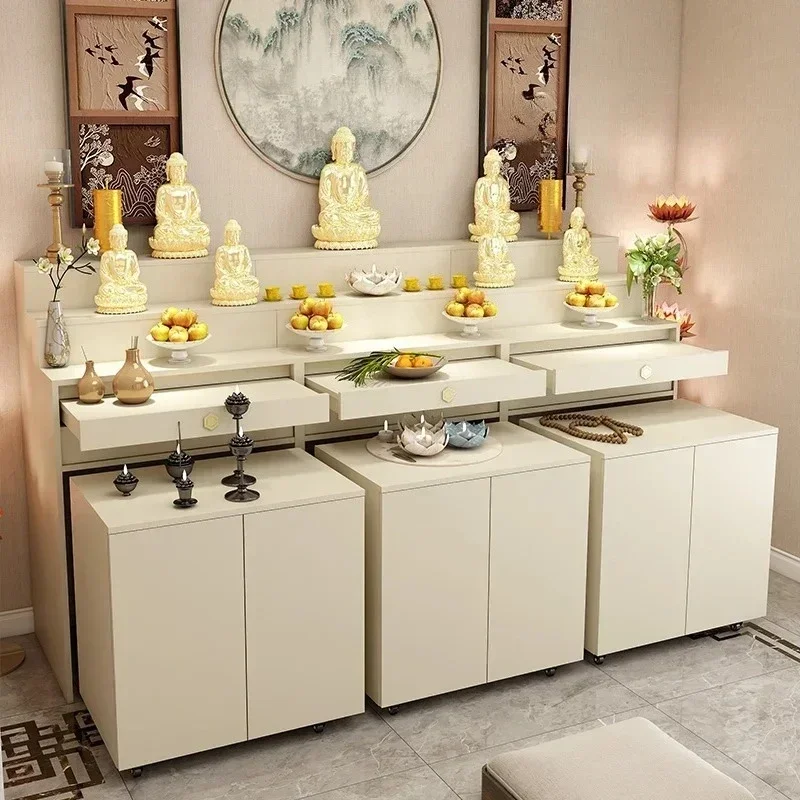 

Niche, altar, home decor, Chinese style cabinet, altar, incense table, Buddha cabinet