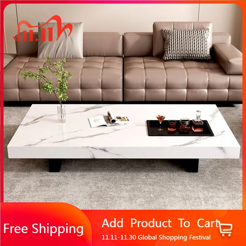 

Industrial Luxury Coffee Table Simple Designer Standing Aesthetic Unique Side Table Decoration Computer Meubles Home Furniture