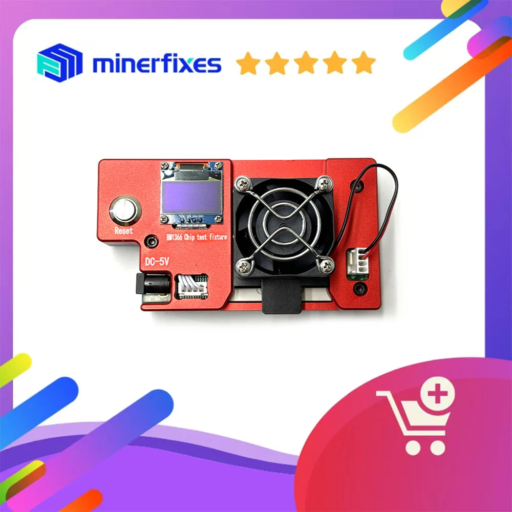 

Тестовый стенд для чипов ASIC серий BM1366, BM1368, BM1370; тестер чипов ASIC для Antminer BM1366, BM1368, BM1370