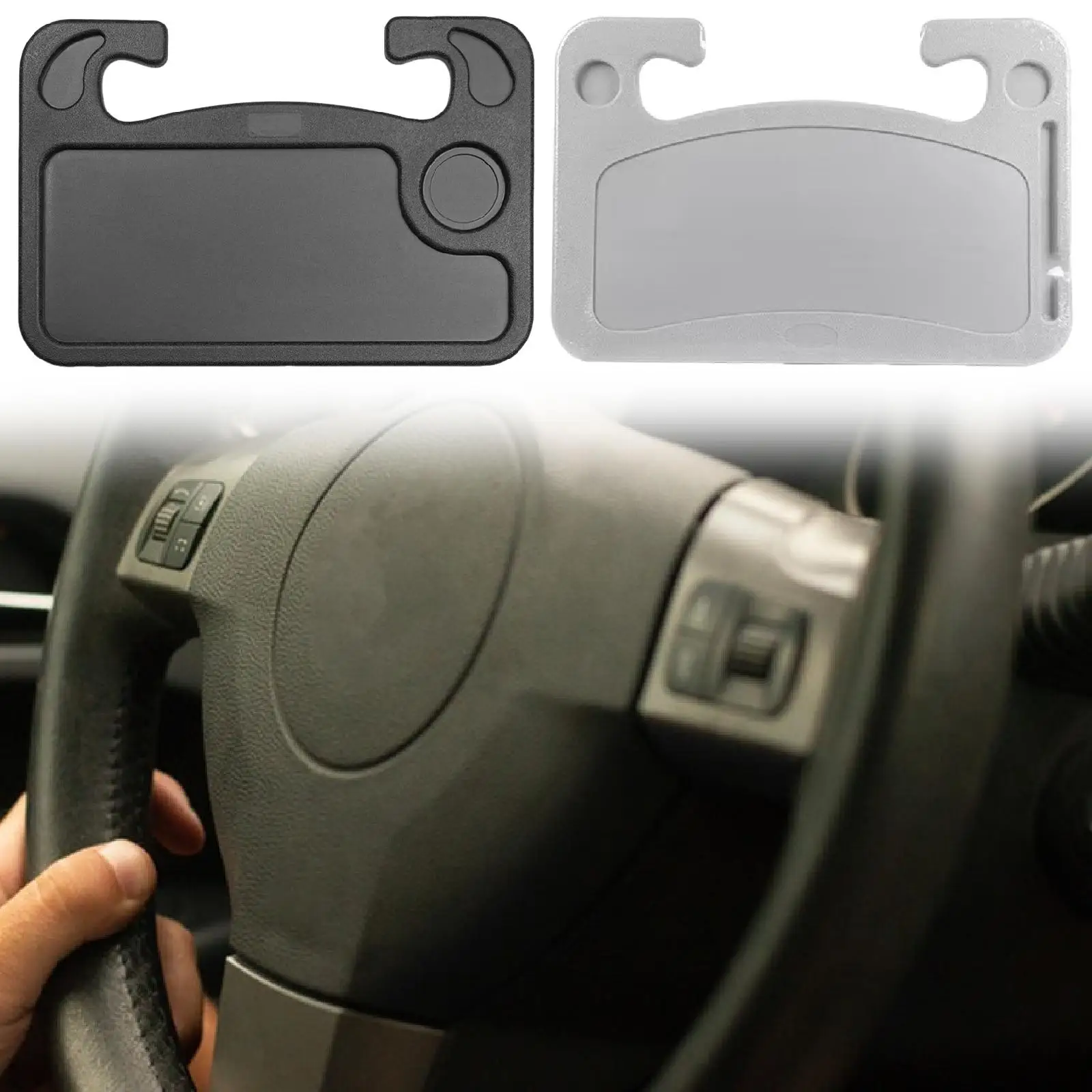 

Поднос для автомобильного рулевого управления, автомобильные аксессуары, универсальный автомобильный стол для ноутбука, стол на руль для офиса