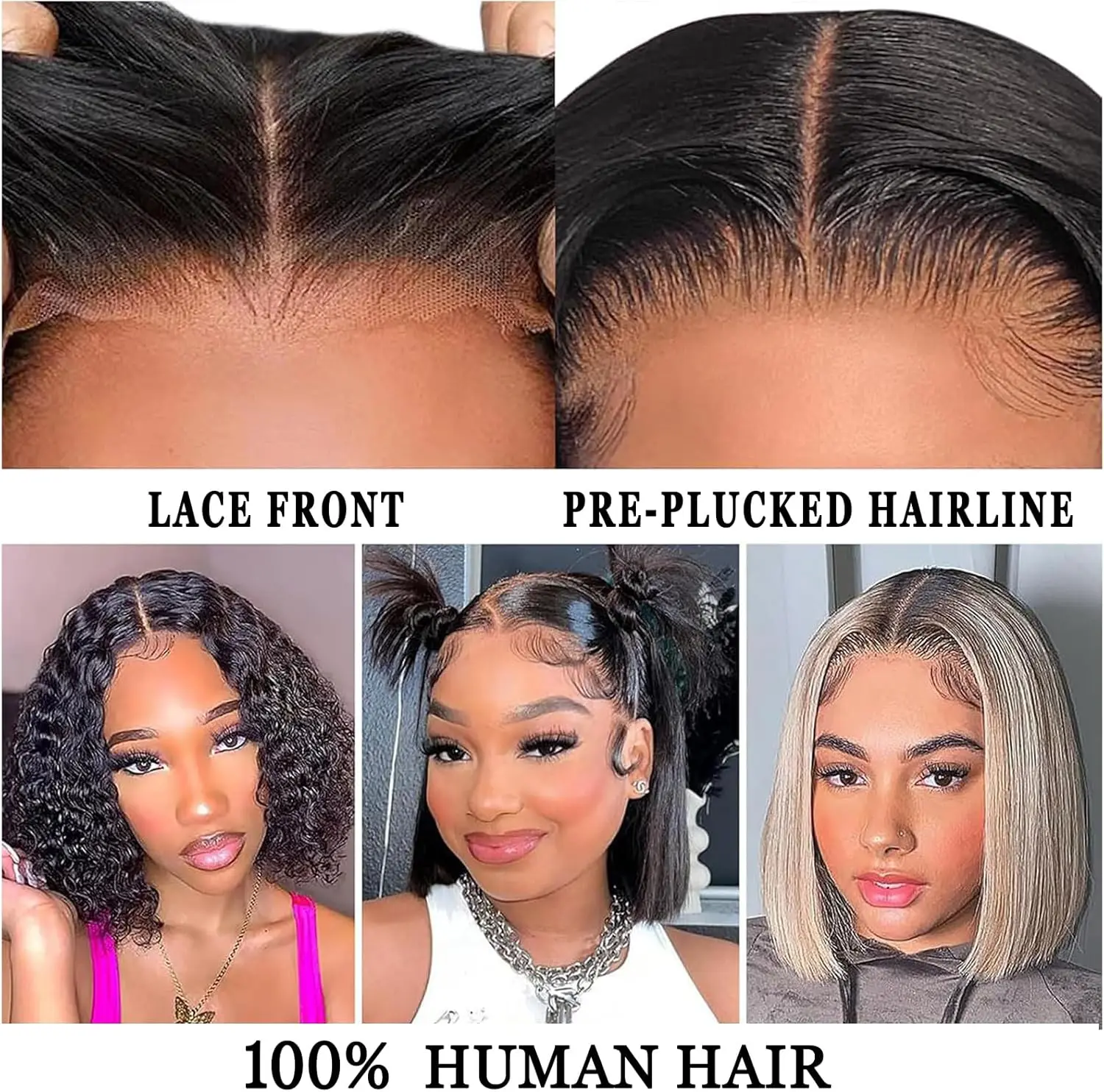 5x5 6x4 Glueless Pre-Cut Lace Wig 13x4 13x6 Lace Front Human Hair Wigs Straight Pre Plucked 360 Transparent Lace Frontal Wigs