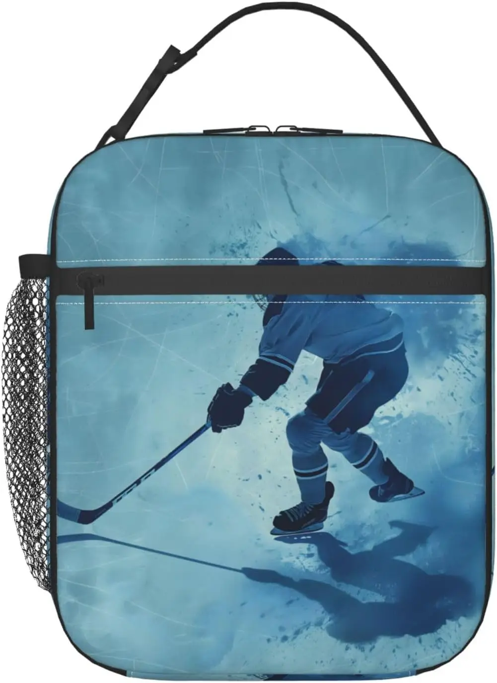 

Изолированный ланч-бокс для детей, мальчиков и девочек, многоразовая сумка для обеда для школы, офиса, работы, пикника, путешествий, хоккея, ланч-бокса