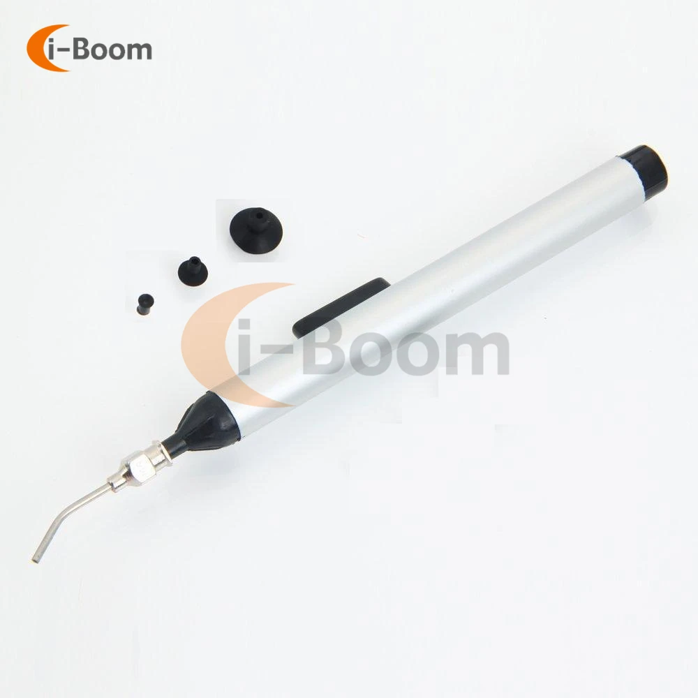 Anti-static IC SMD Vacuum Sucking Suction Pen Remover Tool IC SMD Tweezer Pick Up Tool Solder Desoldering with 3 Suction Headers