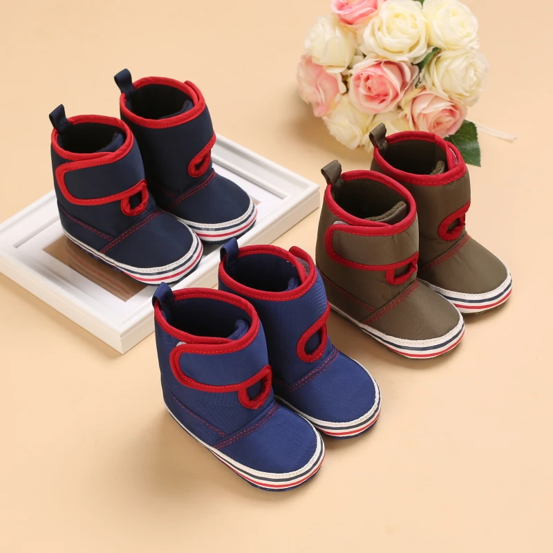 Spring Autumn Baby Shoes, Cute Short Boots For Little Boys, Soft And Comfortable For Babies Aged 0-1, Fashionable Baby Boots