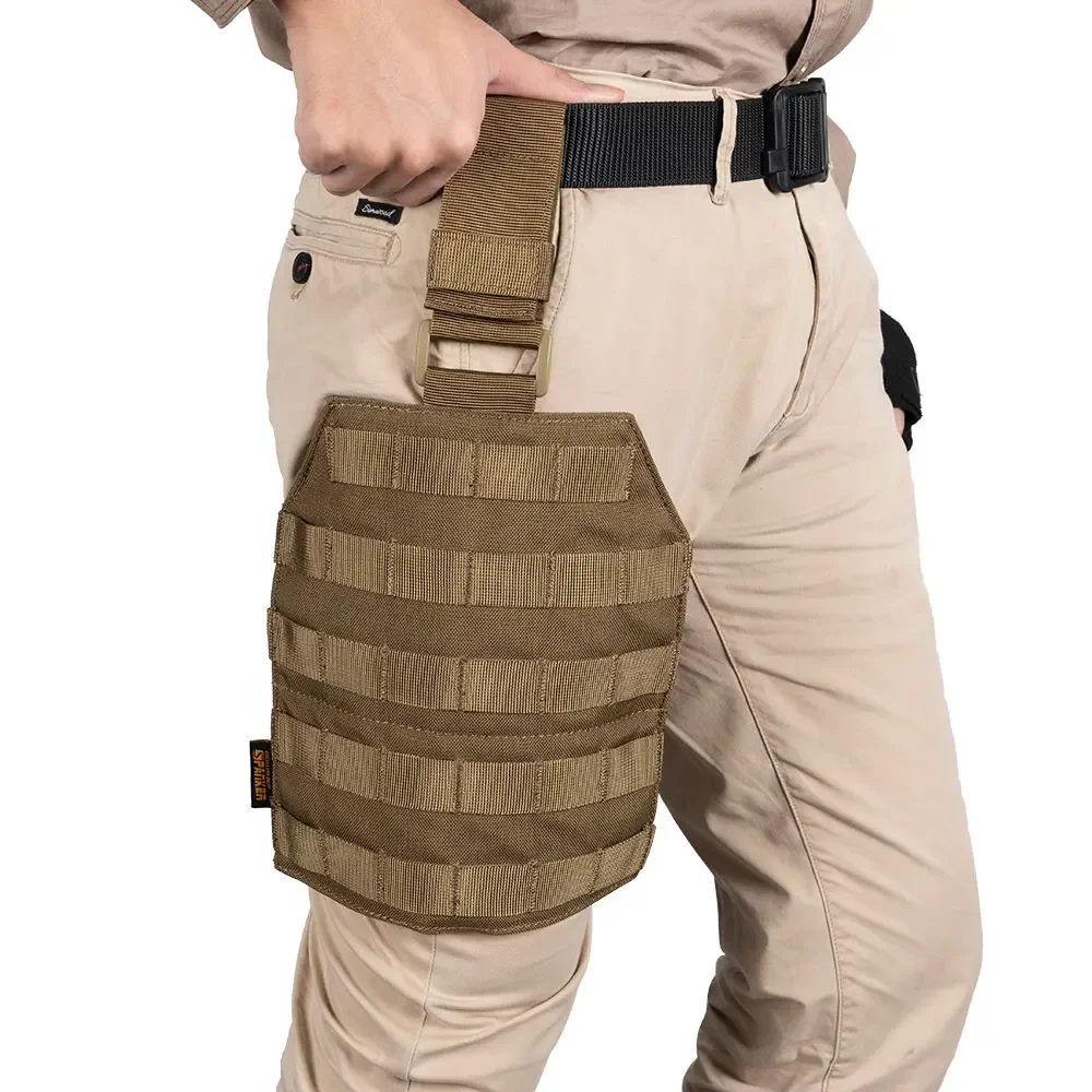 قطرة الساق الحافظة التكتيكية مول الصيد الساقين لوحة العالمي معلقة لوحة الأشرطة الغابة القتالية الملحقات