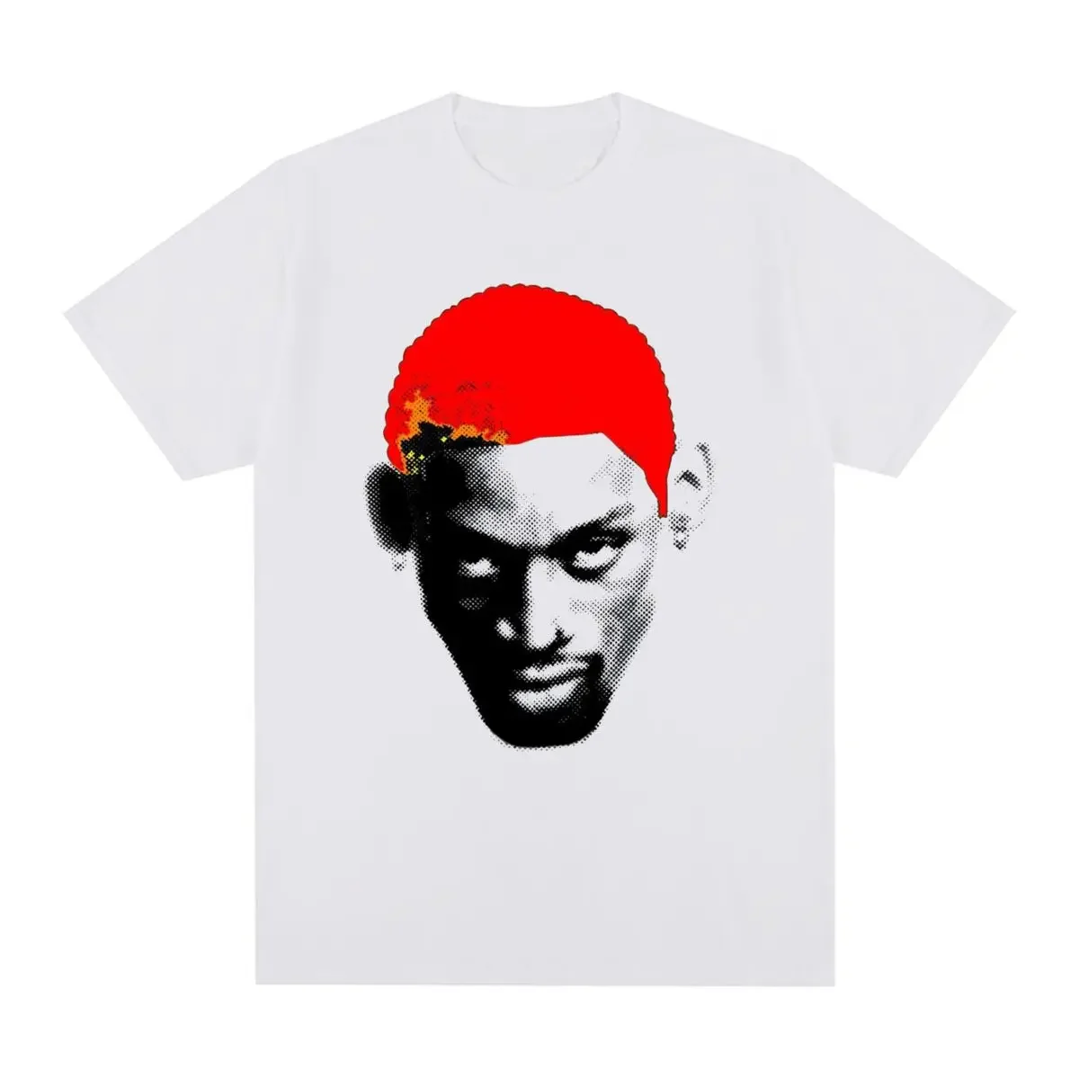 دينيس رودمان الهيب هوب الشارع الشهير 90 رودزيلا تي شيرت تقليدي القطن الرجال تي شيرت جديد تي شيرت المرأة بلايز #1