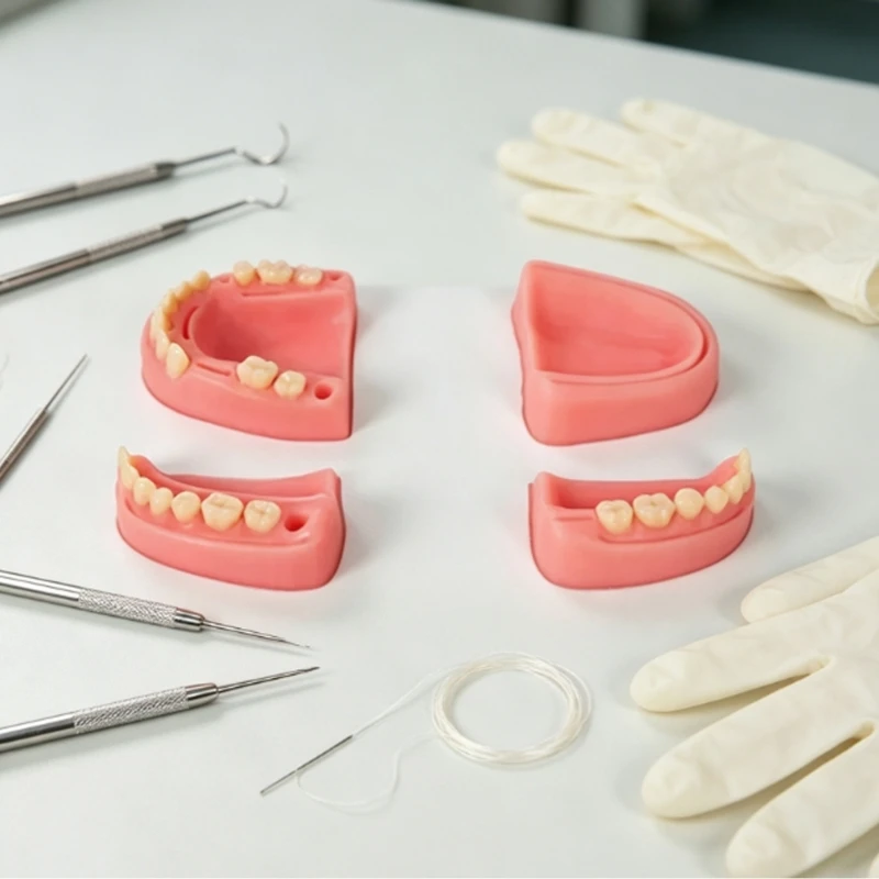 Dental Suturing Practice Model Set with 4 Training Modules for Suture Techniques, Classroom Instruction and Individual K1KF