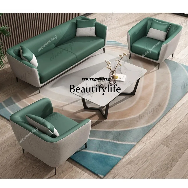 Sofá de Oficina R134 para Recepción de Negocios, Sofá de Oficina Artístico y Moderno, Muebles de Oficina de Diseño Moderno, Gado Mai Matasai