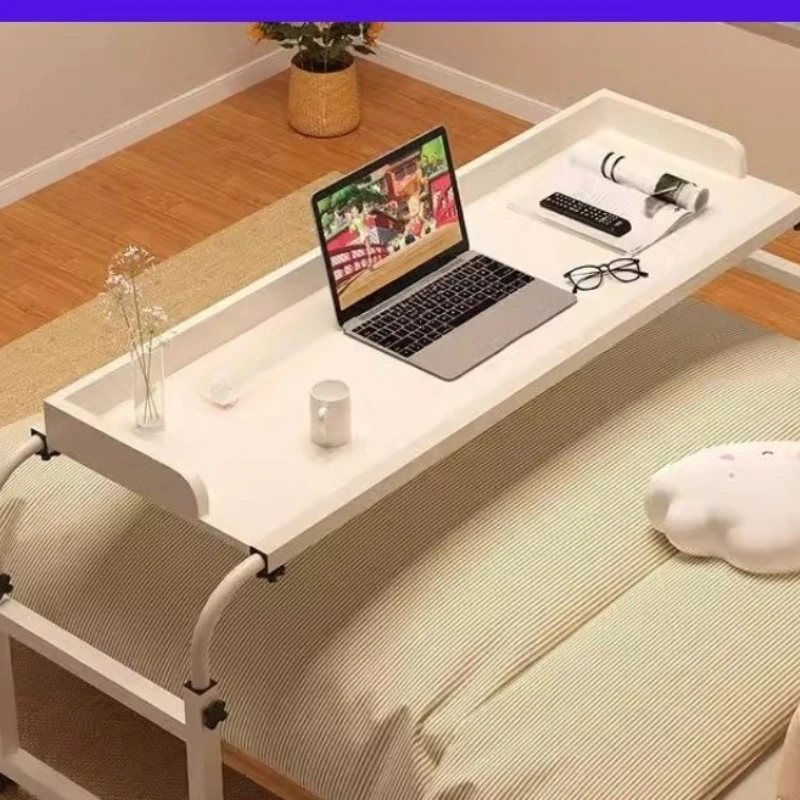 

Small table on bed wholesale bedroom lazy cross bed table can be lifted and lowered, student study table can be moved
