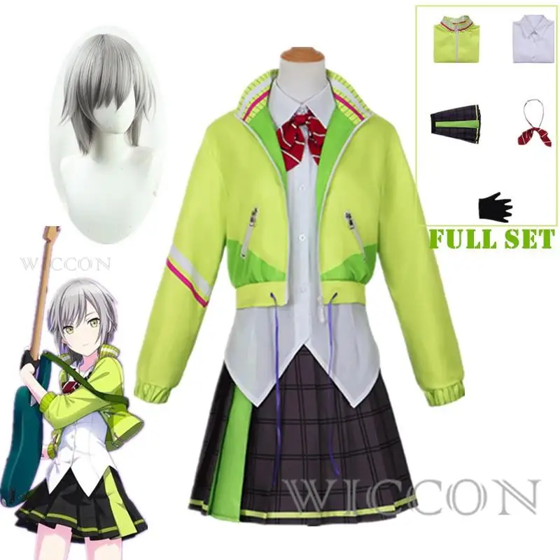 Project Sekai Colorful Stage Cosplay Leo/need Hinomori Shiho Cosplay Shiho Ichika Mochizuki Honami Cosplay Costume Wig Band Suit