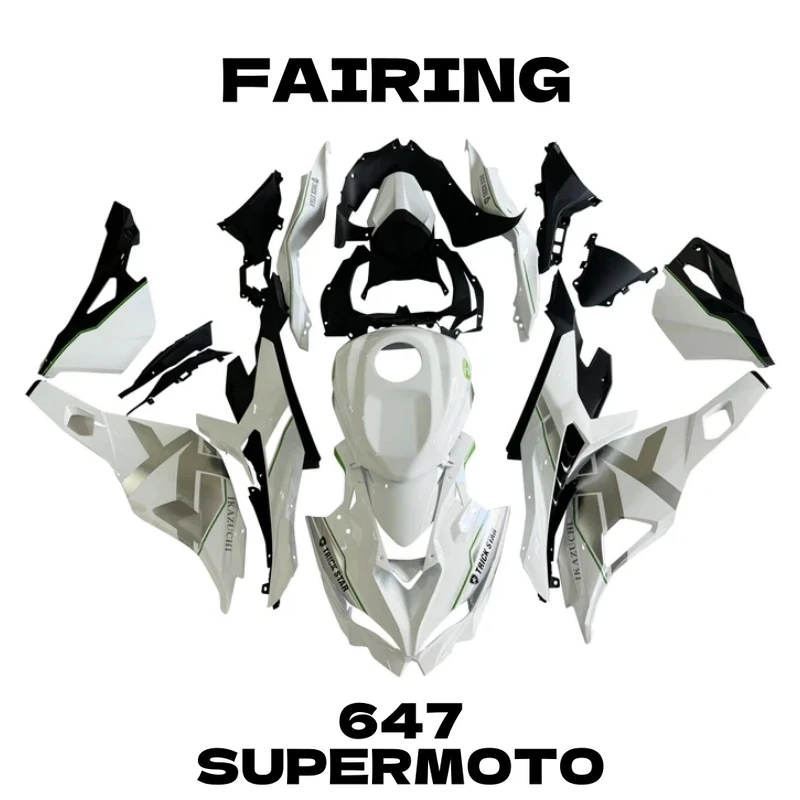 

White Fairing Kit FIT FOR 2019-2025 Kawasaki Ninja ZX25R ZX4R ZX4RR
