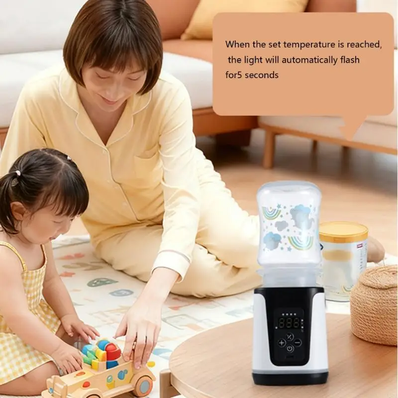 Efficient USB Power Automatic Temperature Control Portable Baby Milk Warmer Fast Heating in 8 Minutes for Travel A2UB