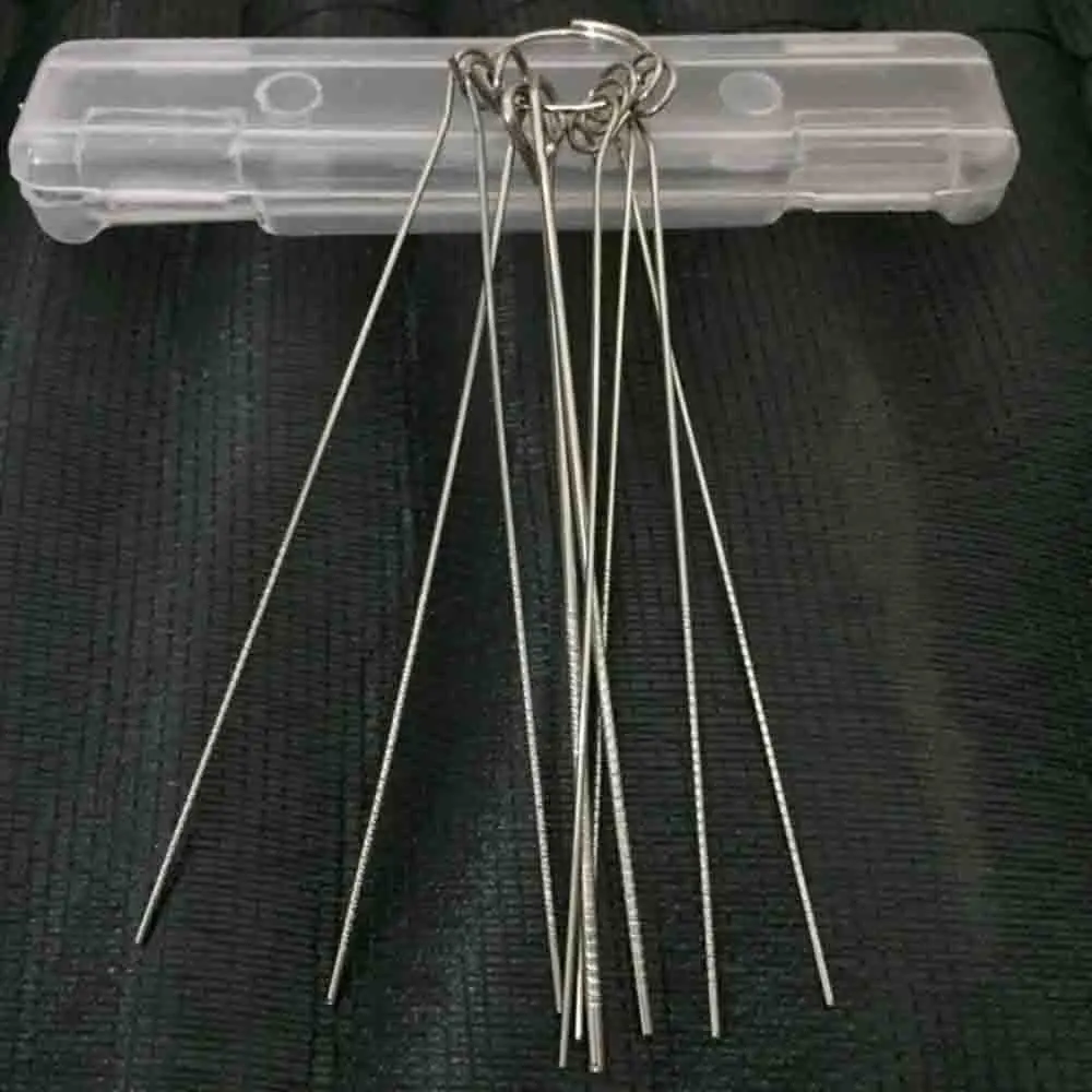 Welding Torch Tip Cleaner Set, 0.6mm-1.3mm Needles for Gas Welding Brazing & Cutting Torch Nozzle Maintenance