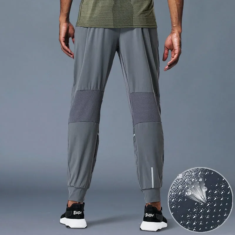 

Quick Dry Breathable Trousers Men Running Shorts Casual Straight Sports Pants Fitness Trainning Youth Zipper Pockets Sweatpants