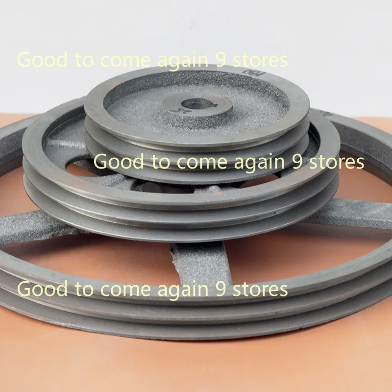 Type A Double Groove Diameter 200-220-250 Triangular Belt Wheel Outside Cast Iron Belt Disk Motor Accessories