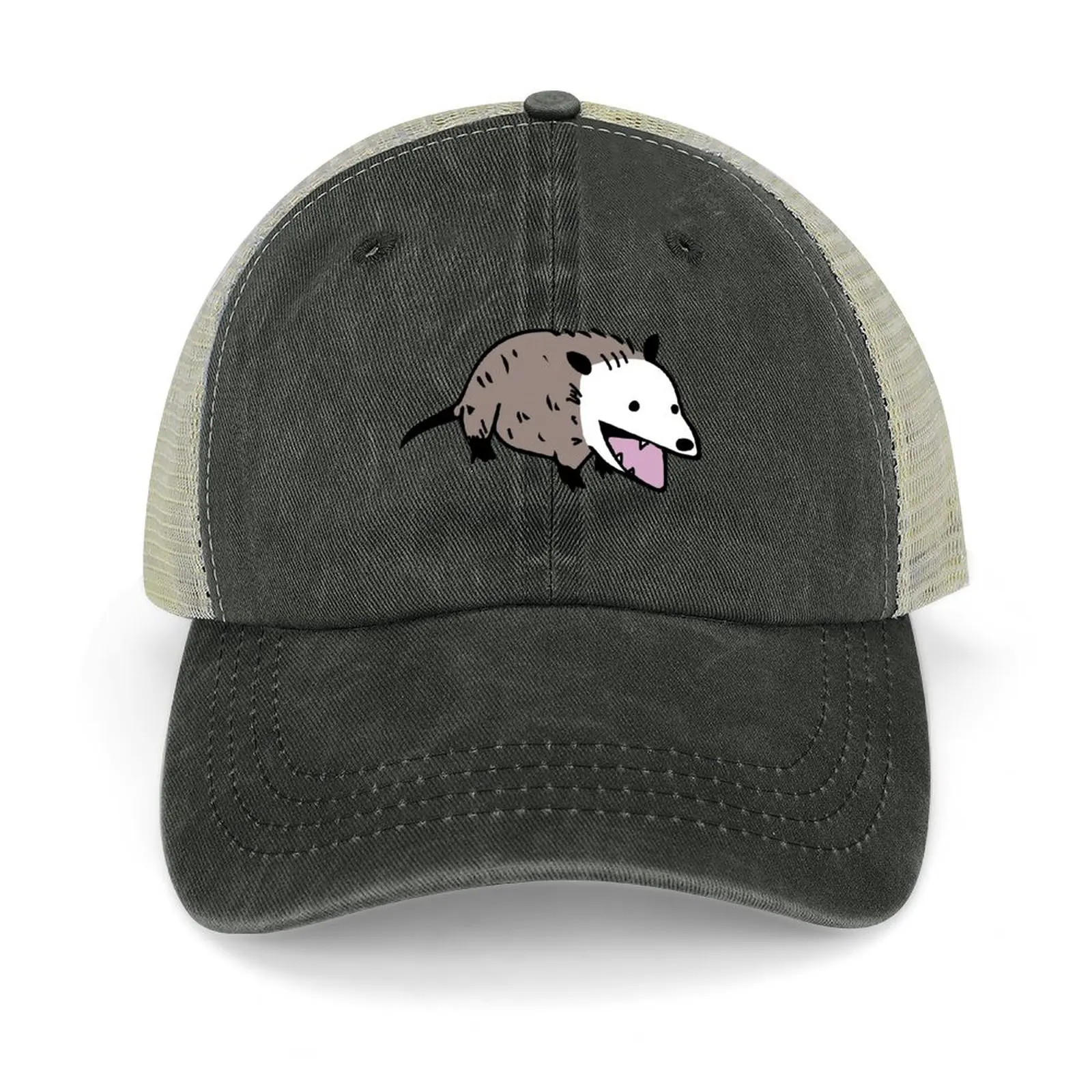 

Possum doodle Baseball Cap Snap Back Hat Beach summer hat Men's Baseball Women's