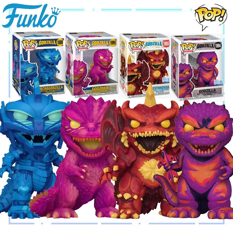 

Funko POP Godzilla Anime Figure Mecha Godzilla Destoroyah Pink Godzilla Action Figure Toys for Boys Girls Kids Gift