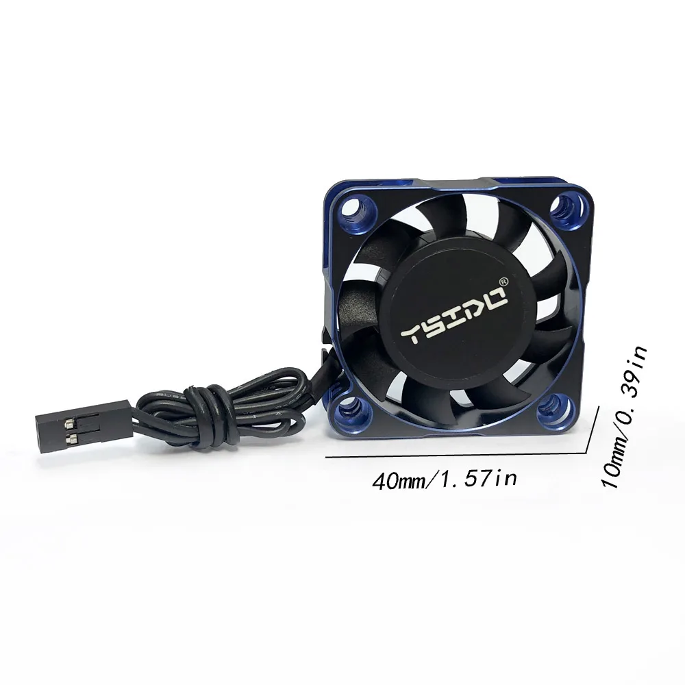 YSIDO Waterdichte Hight Speed koelventilator 3010 3510 4010 4510 voor 1/7 1/8 1/10 1/12 RC Auto 3650 3660 4274 4292 Borstelloze Motor