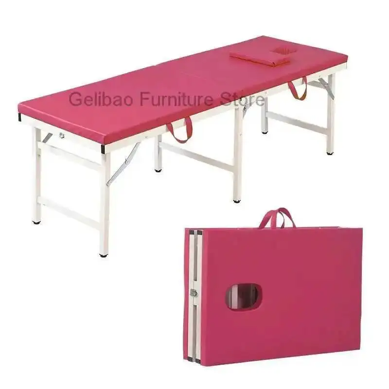 

Cosmetic Folding Bed Massage Lash Lounger Spa Professional Portable Bed Home Simplicity Pedicure Camilla Salon Furniture XR50AM