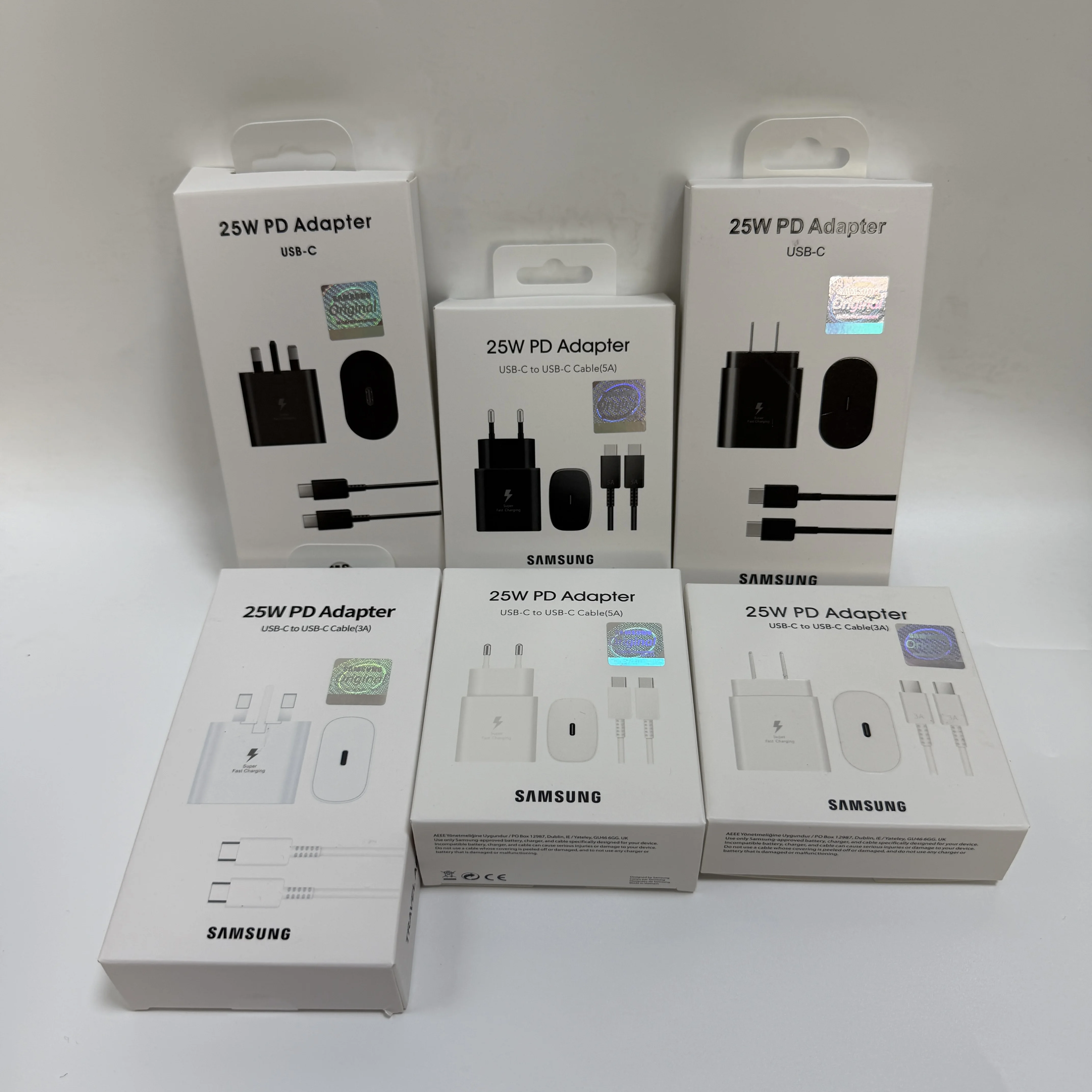 Samsung 25w Charger Super Fast Charge PD Power Adapter For Galaxy S26 S25 S24 S23 S22 S21 S20 FE A15 A35 A55 A54 A16 A26 A36 A56