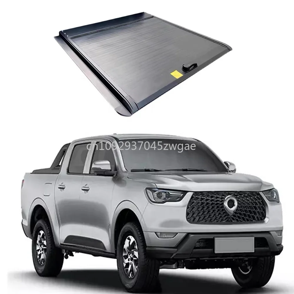 Thickened Aluminum Alloy Material Pickup Back Retractable Tonneau Cover Roller Shutter Lid For JAC T8 Pro 2018-2024 Dr Pk8