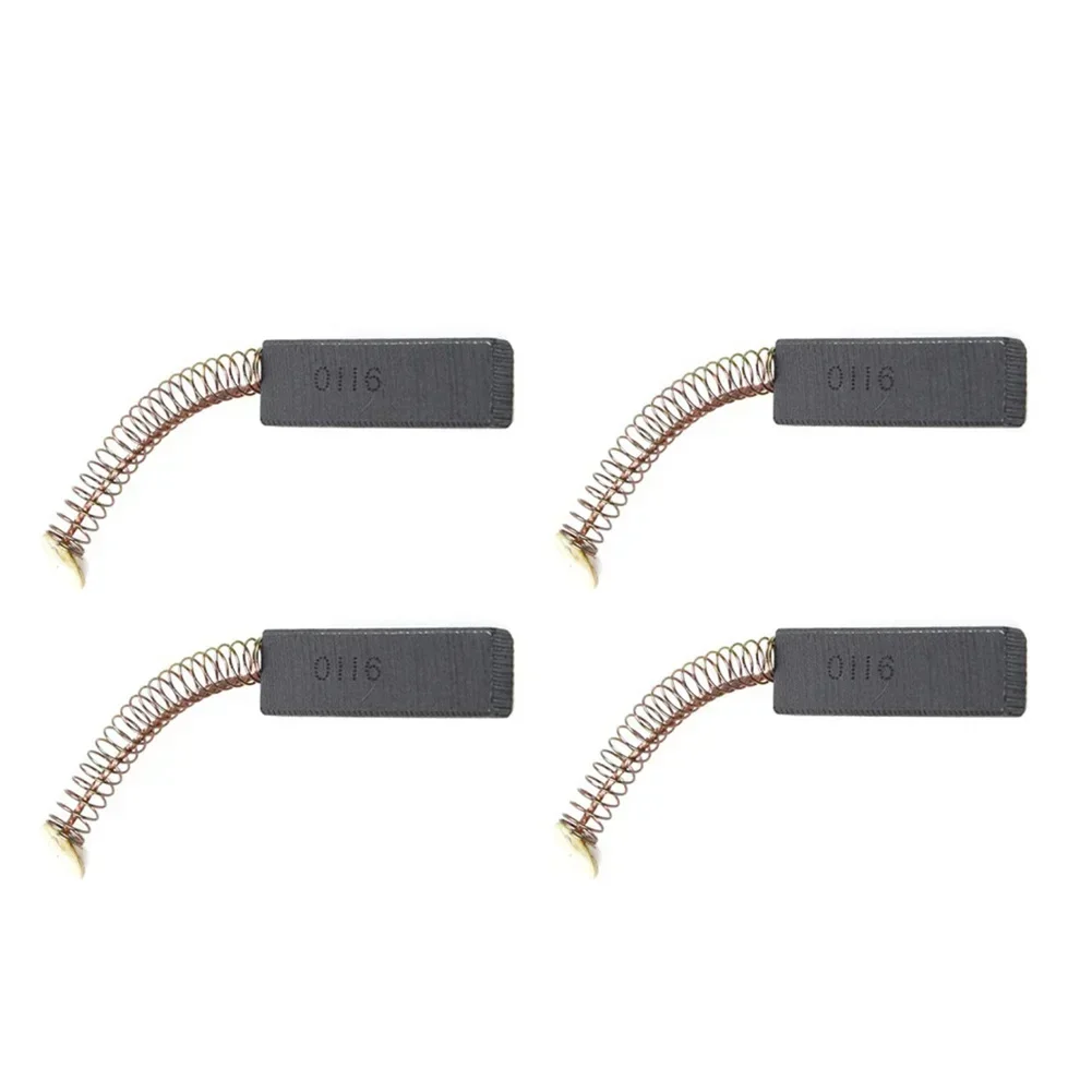 

Replacement Carbon Brushes for Electric Motor 4pcs 30mm x 11mm x 6mm with Springs and Wire Leads Suitable for Tools