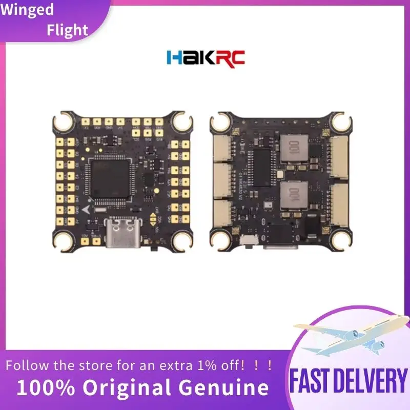 HAKRC F405 V2 Flight Control F4530V2 ICM42688 Barometer Gyroscope 16M Blackbox Dual BEC 2-6S For FPV Freestyle Racing Drone