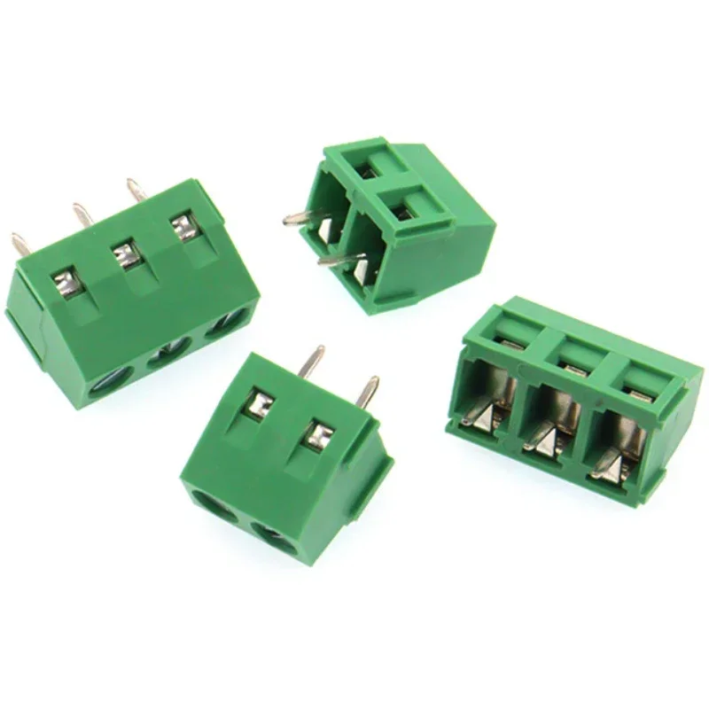 2.54MM PCB Universal Screw Terminal Blocks Connector 2/3/4/5/6/7/8/9/10-12 Pin/Poles KF128 Straight Pin Copper