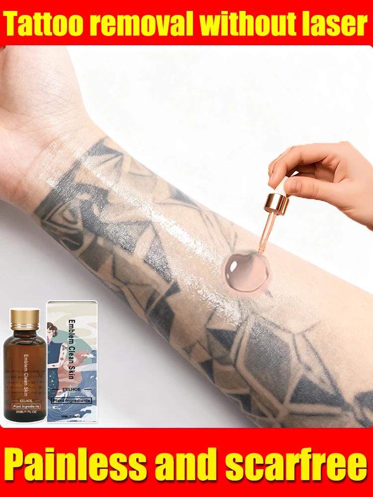 

7 days to fade stubborn tattoos and repair skin without scars
