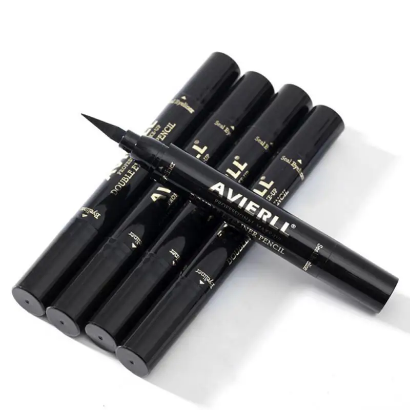 Waterproof Double-headed Liquid Eyeliner pen Quick Drying Printing Eyeliner Stamp Pencil cat Eye Cosmetics Makeup Tool