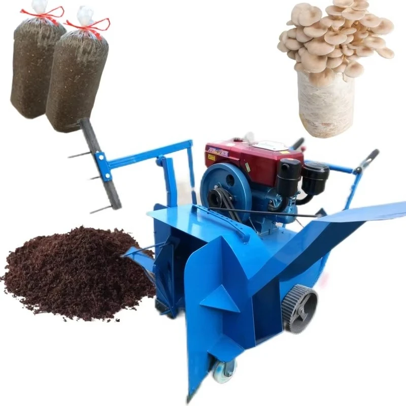 Commercial Electric Composting Machine Based on Motor of Wheeled Straw Composting Truck