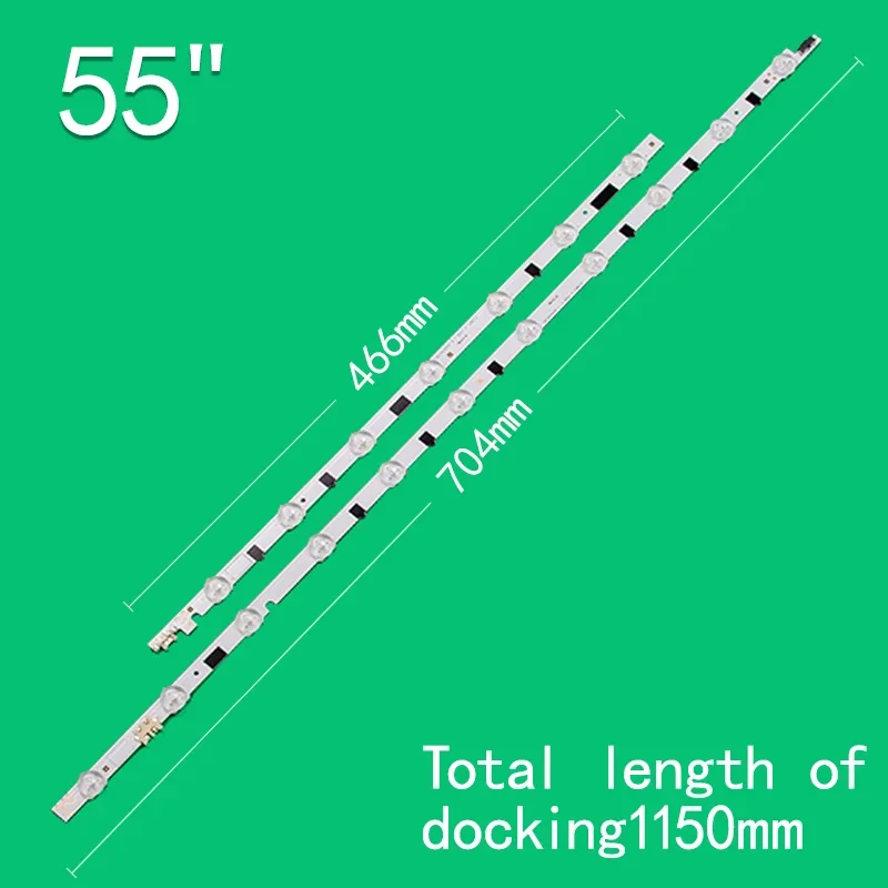 Geeignet für Samsung 55-Zoll-LCD-TV-BN96-30429A BN96-30430A ua55f6400ajxxr ua55f6300 un55f6350 ue55f5000 Hintergrund beleuchtung Streifen