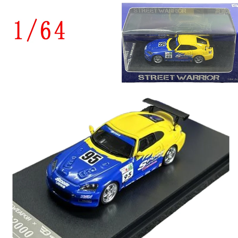 

SW Литая под давлением модель автомобиля Honda из сплава в масштабе 1/64 Honda S2000 SPOON 95 # Игрушки для мальчиков Play Vehicles, оригинальная коробка