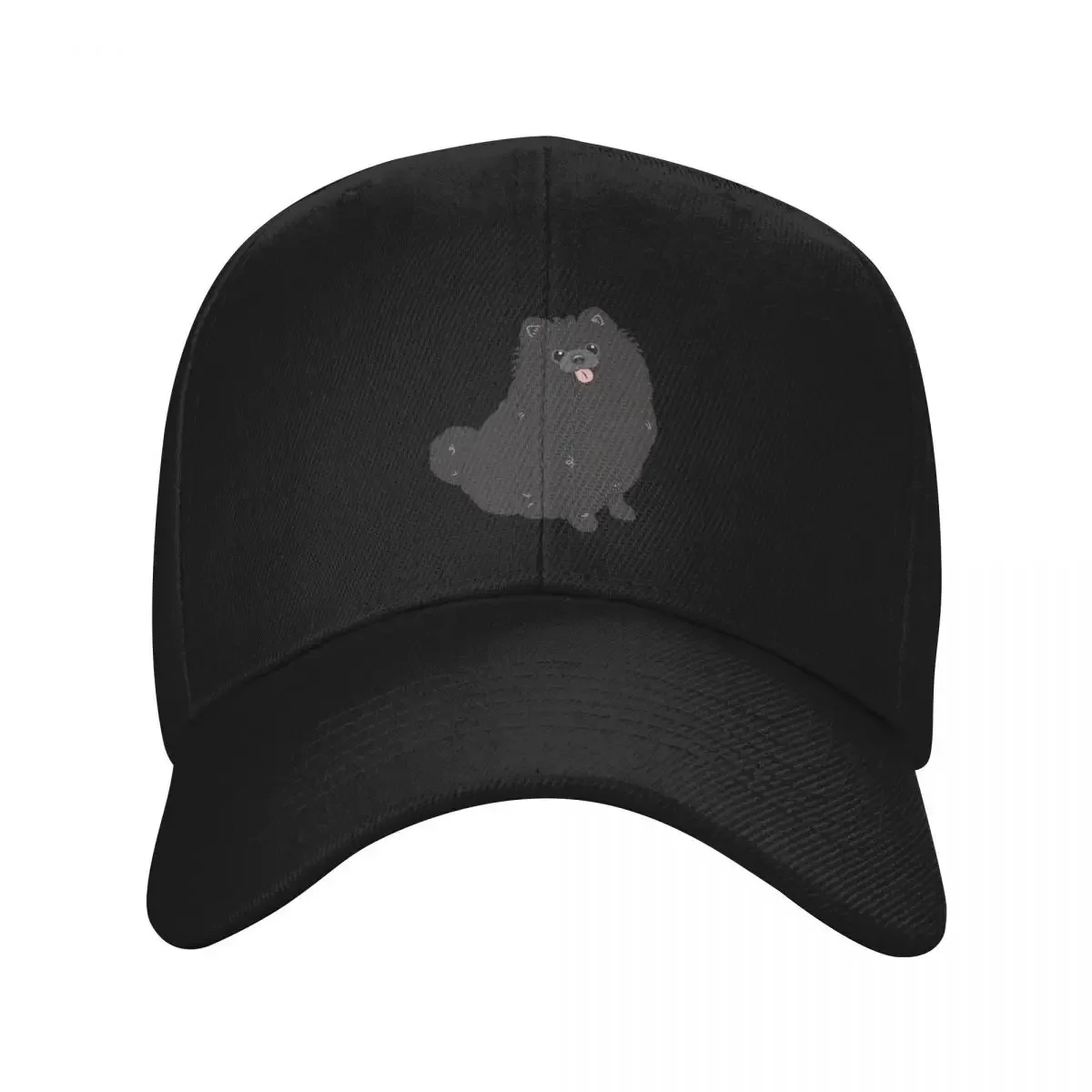 LOVE Black Pomeranian Baseball Cap Uv Protection Solar Hat Gentleman Hat Sunscreen Custom Cap Men Hats Women's