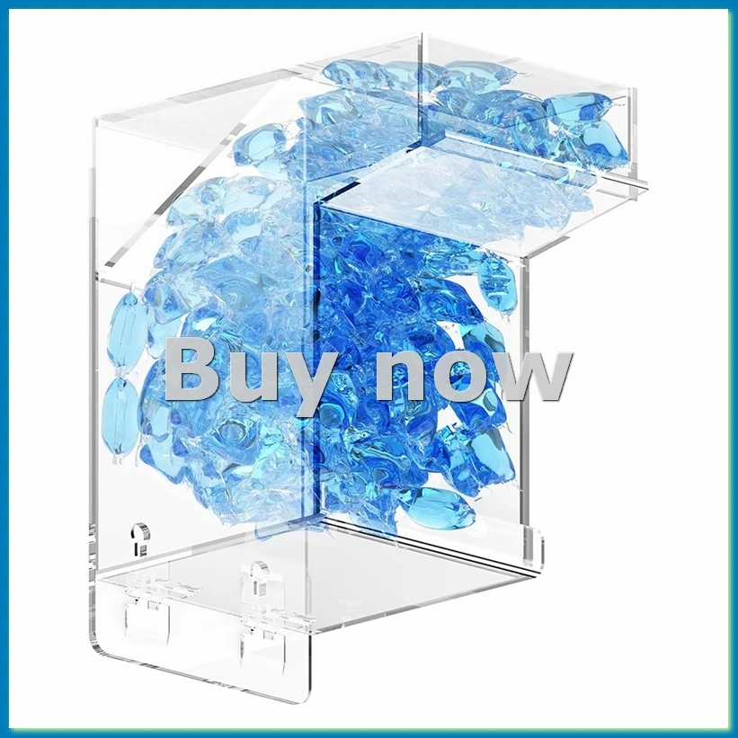 

Laundry Pods Container, Acrylic Laundry Detergent Container Dishwasher Pods Container,Powder Laundry Detergent Container-AT48
