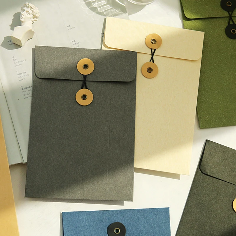 30pcs/lot A5 Retro Envelope Kraft Paper Business Supplies Stationery Envelopes for Wedding Invitation 22x15CM Storage File Bag