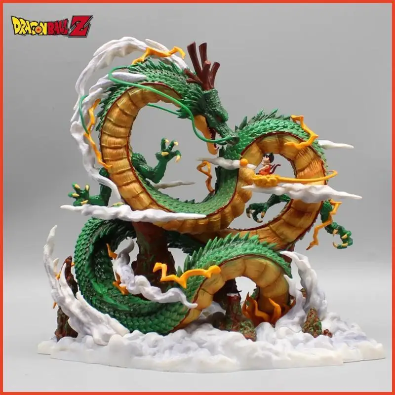 

22 см, драконий жемчуг Z Shenron And Son Goku, Аниме фигурки Dbz, искусственное украшение, украшение, подарок, игрушка