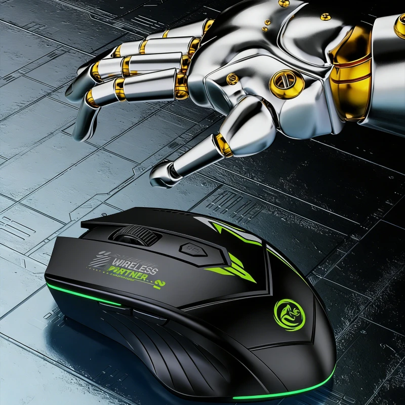 Bluetooth 5.4 Mouse Dual-Mode 2.4G Wireless Mouse 6 Buttons Gaming Mouse Office Silent Mice Rechargeable Mouse For PC Laptop
