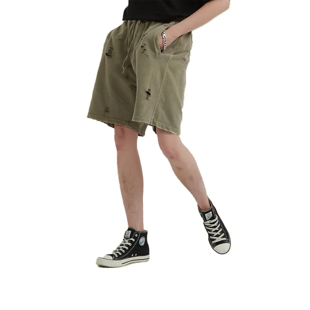 

Unisex Brown Sweatpants Drawstring Waist Loose Casual Streetwear Athletic Track Pants